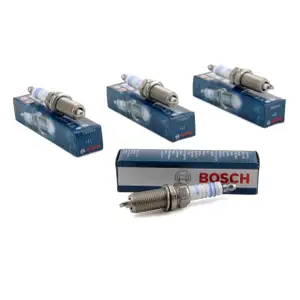 4x BOSCH Z&uuml;ndkerze Set Super Plus FR8SE0 0242229797 Berlingo C2 C3 C4 C5 Xsara