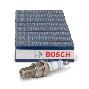 8x BOSCH 0242229656 WR8DC+ Z&uuml;ndkerze PORSCHE 928 4.5 AUDI BMW VW MB OPEL FORD