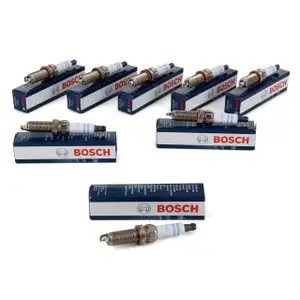 8x BOSCH Z&uuml;ndkerze ZR6SII3320 DOPPEL IRIDIUM MERCEDES W204 W211 W212 W166 uvm.