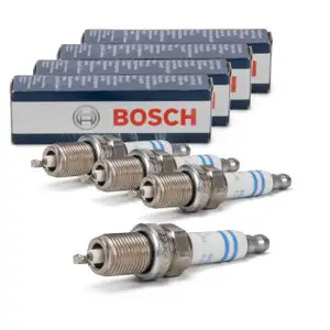 4x BOSCH 0242235776 FR7KPP332 Z&uuml;ndkerze AUDI A6 C6 BMW E81-88 E46 E90-93 E60 E61