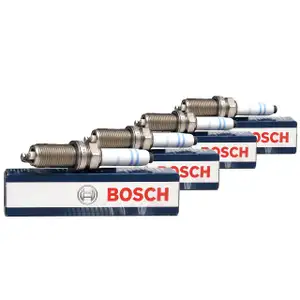 4x BOSCH Z&uuml;ndkerze DOPPELPLATIN 0241245673 f&uuml;r AUDI SEAT SKODA VW 1.8/2.0TFSI