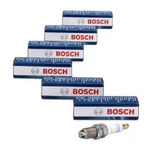 6x BOSCH 0242245539 FR5DTC Z&uuml;ndkerze NICKEL f&uuml;r PORSCHE 911 (964 993) Carrera
