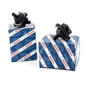 2x BOSCH Z&uuml;ndspule 0221506002 Mercedes W202 W124 W210 W463 W163 W140 R129 R170