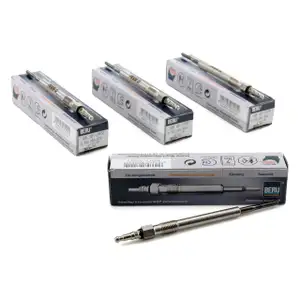 4x BERU Gl&uuml;hkerze Set GE101 0100266009 Golf V Passat Touran A3 A4 Octavia 2.0TDI