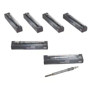 6x BERU Gl&uuml;hkerze Set GN003 0100226379 Mercedes W202 W203 C209 W210 W211 W463