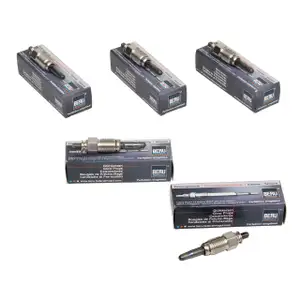 5x BERU Gl&uuml;hkerze Set GN857 0100226173 f&uuml;r Audi Seat Skoda VW N10213001