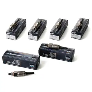 6x BERU Gl&uuml;hkerze Set GN857 0100226173 f&uuml;r Audi Seat Skoda VW N10213001