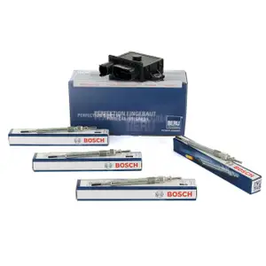 BERU Steuerger&auml;t Gl&uuml;hzeit GSE105 + 4x BOSCH Gl&uuml;hkerze 0250603006 BMW 4-Zylinder