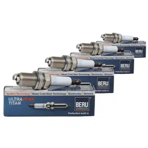 4x BERU Z&uuml;ndkerze UPT2 ULTRA PLUS TITAN AUDI BMW FORD MERCEDES OPEL PORSCHE VW