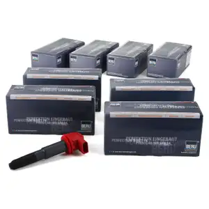 8x BERU ZSE042 Z&uuml;ndspule f&uuml;r PORSCHE CAYENNE (9PA) (92A) PANAMERA (970) 4.8