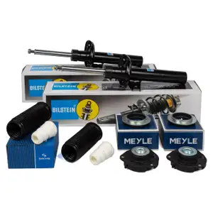 2x BILSTEIN B4 Sto&szlig;d&auml;mpfer + Staubschutz + Federbeinlager AUDI A3 VW Caddy 3 4 vorne