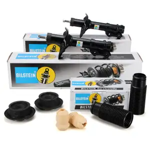 2x BILSTEIN B4 Sto&szlig;d&auml;mpfer + Dreckschutz + Domlager VW Golf 2 3 Jetta 2 Vento vorne