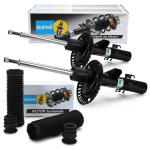 2x BILSTEIN B4 22-193032 Sto&szlig;d&auml;mpfer + B1 11-268253 Dreckschutz f&uuml;r VW T5 vorne
