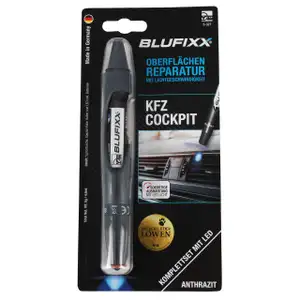 BLUFIXX Reparaturstift Oberfl&auml;chenreparatur f&uuml;r ANTHRAZIT KFZ Cockpit