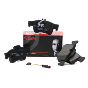 BREMBO Bremsbel&auml;ge + Wako MERCEDES C218 C219 W211 W212 W220 W221 R230 R171 hinten