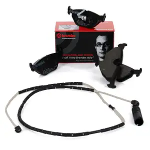 BREMBO Bremsbel&auml;ge + Wako BMW Z4 E85 E86 2.0i 2.5i 3.0i 3.0si 150-265 PS hinten
