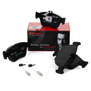 BREMBO Bremsbel&auml;ge + Wako MERCEDES W202 S202 C208 A208 W210 S210 R170 vorne