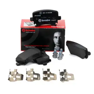 BREMBO Bremsbel&auml;ge Bremsbelagsatz hinten P85073 f&uuml;r VW AUDI SEAT SKODA 23914