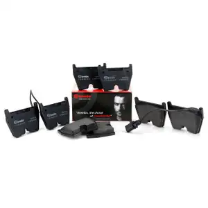 BREMBO Bremsbel&auml;ge Bremskl&ouml;tze + Verschlei&szlig;sensor P85078 f&uuml;r AUDI RS6 C5 vorne