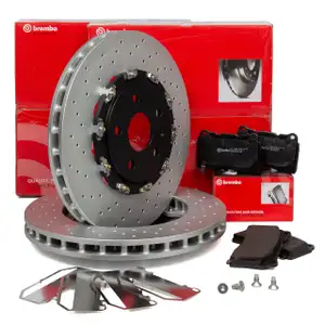 BREMBO Bremsscheiben + Bremsbel&auml;ge OPEL INSIGNIA A 2.8 V6 Turbo OPC 4x4 vorne