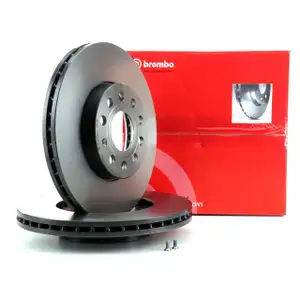 BREMBO Bremsscheiben f&uuml;r Audi A3 Seat Skoda VW Eos Golf 5 6 7 vorne 09.9145.11