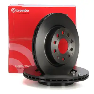 BREMBO Bremsscheiben f&uuml;r Audi A3 Seat Skoda VW Golf 5 6 Jetta vorne 09.9167.11