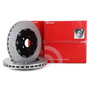 BREMBO Bremsscheiben f&uuml;r AUDI A4 (8E B7) RS4 quattro PR-1LP vorne 09.9477.23
