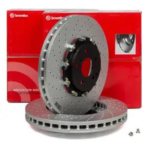BREMBO Bremsscheiben Satz f&uuml;r MERCEDES-BENZ W204 CLK C209 W211 W212 63AMG vorne