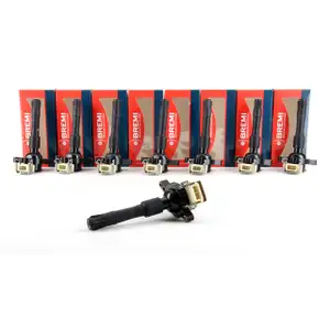 8x BREMI Z&uuml;ndspule + Kerzenstecker f&uuml;r BMW BENZINER M50 M52 M54 M62 M73 S50 S62