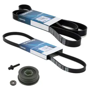 CONTI 6PK2090 4PK970 Keilrippenriemen VD1120 Riemenscheibe BMW 3er E46 320d M47