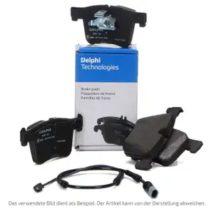 DELPHI LP3262 Bremsbel&auml;ge + Warnkontaktkabel MERCEDES CLS C257 E-KLASSE W213 hinten