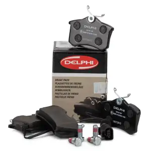 DELPHI Bremsbel&auml;ge + Wako AUDI A1 A3 SEAT IBIZA SKODA FABIA VW GOLF 6 POLO vorne