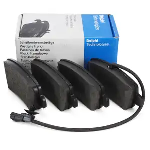 DELPHI Bremsbel&auml;ge + Wako NISSAN NV400 OPEL Movano B RENAULT Master 3 hinten