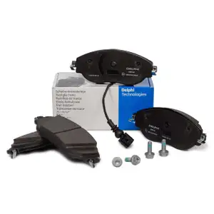 DELPHI Bremsbel&auml;ge + Wako AUDI A3 SEAT LEON SKODA OCTAVIA VW GOLF 7 PASSAT vorne