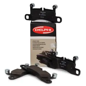 DELPHI Bremsbel&auml;ge Bremskl&ouml;tze f&uuml;r PORSCHE CAYENNE (92A) VW TOUAREG (7P) hinten
