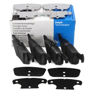 DELPHI Bremsbel&auml;ge FORD EDGE GALAXY (CK) MONDEO V MK5 S-MAX (CF) 16 Zoll hinten