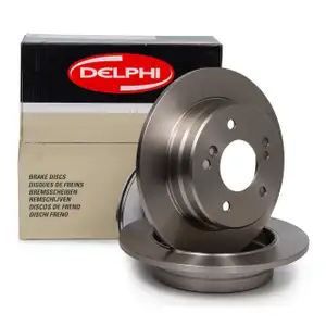 DELPHI Bremsscheiben Satz MERCEDES C-KLASSE W202 C180-36AMG C200-250D hinten