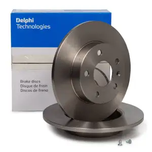 DELPHI Bremsscheiben f&uuml;r OPEL ASTRA G H CORSA C MERIVA A B ZAFIRA A B hinten