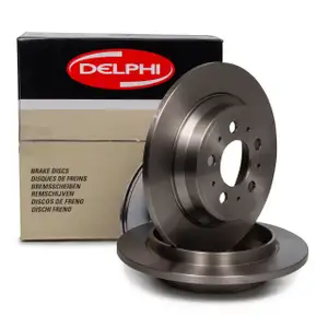 DELPHI Bremsscheiben f&uuml;r VOLVO S60 S70 S80 V70 I II XC70 CROSS COUNTRY hinten