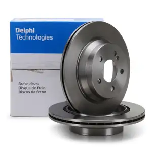 DELPHI Bremsscheiben Satz MERCEDES C/X218 C219 W211 S211 W212 S212 X204 hinten