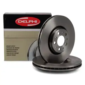 DELPHI Bremsscheiben Satz f&uuml;r VOLVO S60 I S80 II V70 III XC90 I vorne