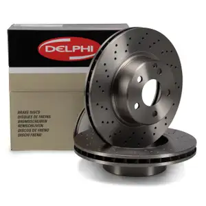 DELPHI Bremsscheiben Satz MERCEDES S-KLASSE W220 S 280 + S 320 ab 02.1999 vorne
