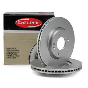 DELPHI Bremsscheiben Satz f&uuml;r HYUNDAI SONATA i30 KIA CARENS CEE'D SPORTAGE vorne