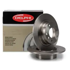 DELPHI Bremsscheiben f&uuml;r BMW E81 E87 116-20i 116d E90/92 316-20i 316/18d hinten