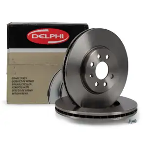DELPHI Bremsscheiben Satz f&uuml;r OPEL ASTRA G ASTRA H COMBO MERIVA A vorne 95526653
