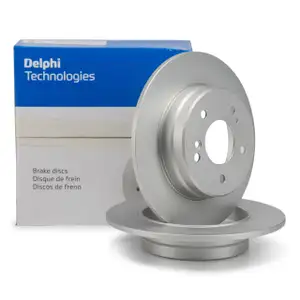 DELPHI Bremsscheiben Satz MERCEDES W202 W203 C/A209 W210 R170 R171 W124 hinten