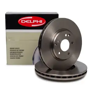 DELPHI Bremsscheiben Satz MERCEDES W203 C208 A208 C209 A209 W210 R170 R171 vorne