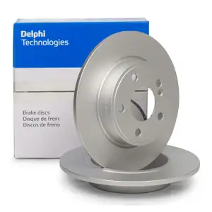 DELPHI Bremsscheiben Satz MERCEDES-BENZ A-KLASSE W176 B-KLASSE W246 W242 hinten