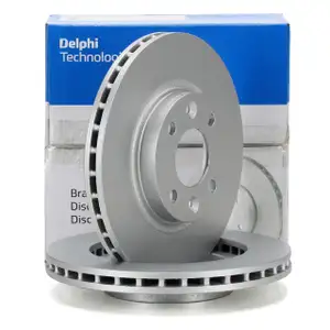 DELPHI Bremsscheiben Satz f&uuml;r DACIA LOGAN II SANDERO II RENAULT CLIO IV vorne