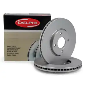 DELPHI Bremsscheiben Satz f&uuml;r FORD ECOSPORT 1.0 EcoBoost 1.5 Ti 1.5 TDCi vorne